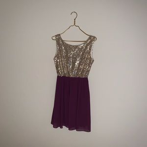 Glitter top dress